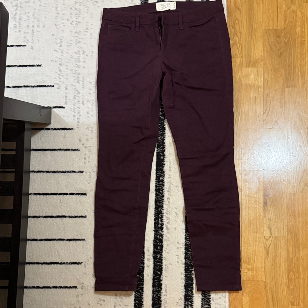 Rachel Roy Dark Purple Skinny Jeans